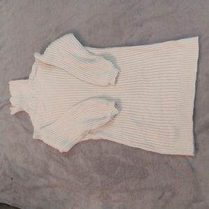 Beige turtle neck